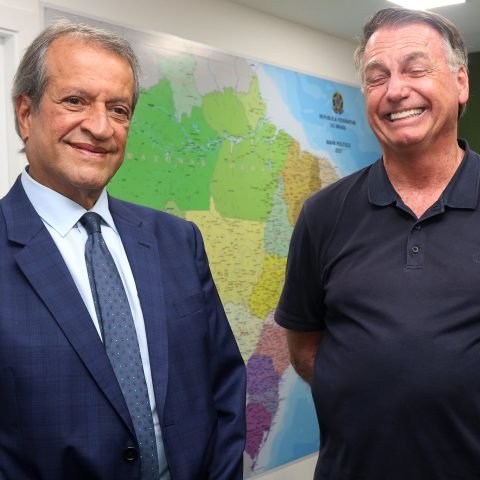 Valdemar e Bolsonaro - Foto: Beto Barata/ PL