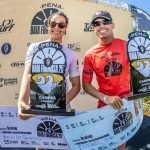Campeões no Podio (Fabriciano Junior / CBSurf)