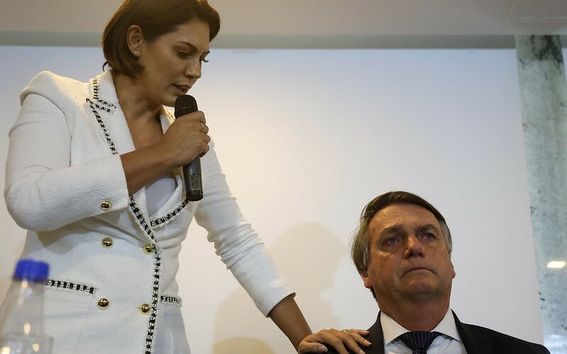 Michelle e Jair Bolsonaro - Foto.: Beto Barata/ PL Michelle e Jair Bolsonaro - Foto.: Beto Barata/ PL