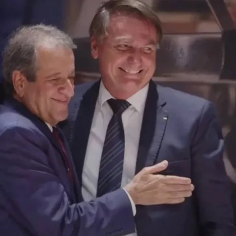 Valdemar e Bolsonaro - Foto: Reprodução