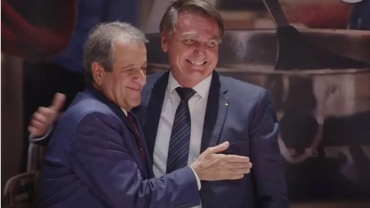 Valdemar e Bolsonaro - Foto: Reprodução