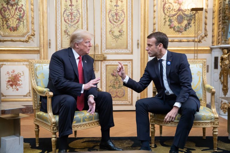 Donald Trump e Emmanuel Macron
