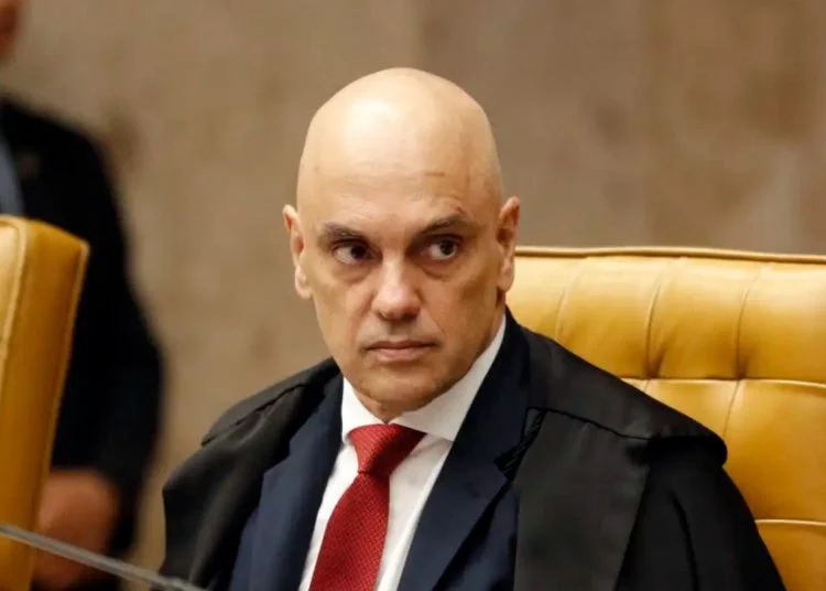 Alexandre de Moraes, ministro do STF, se tornou alvo dos EUA - Bruno Peres/Agência Brasil