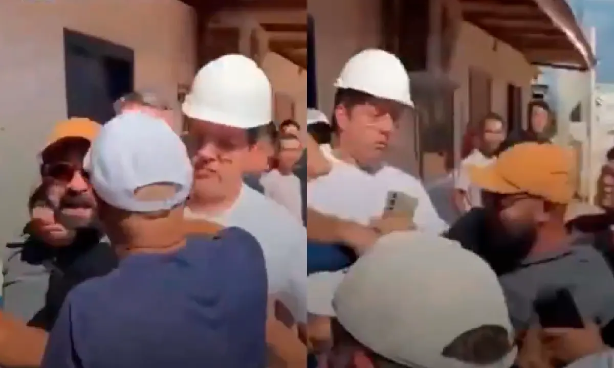 Dr. Furlan, prefeito de Macapá, agredindo jornalista. Foto: reprodução