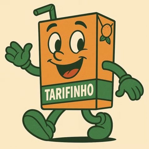 Imagens do "suco Tarifinho" circularam nas redes sociais. — Foto: Reprodução/X