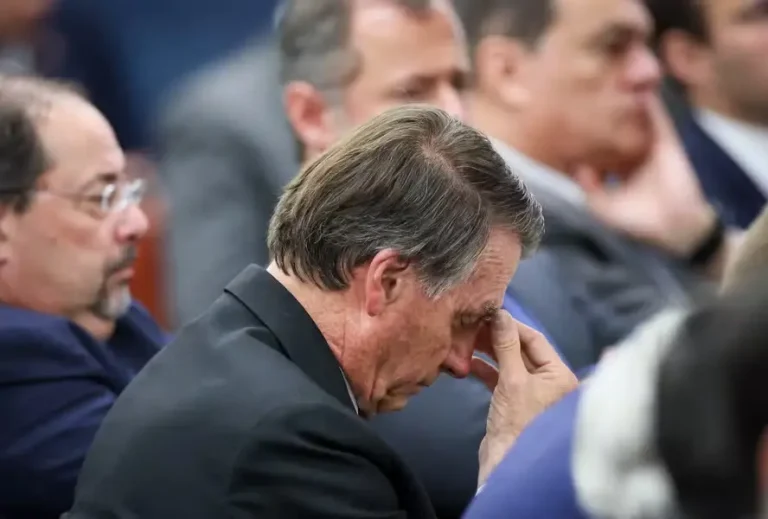 Jair Bolsonaro, ex-presidente e réu por tentativa de golpe de Estado. Foto: Gustavo Moreno/STF