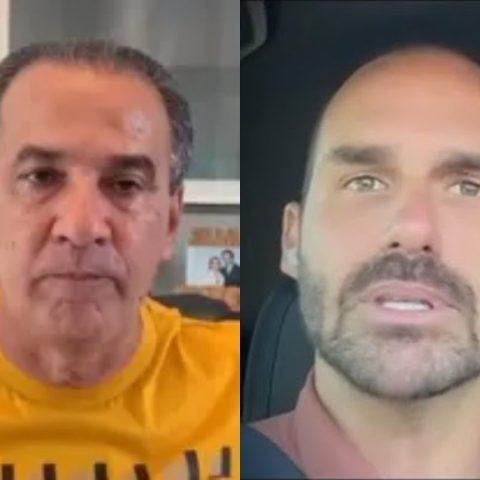 Silas Malafaia e Eduardo Bolsonaro (Reprodução / YouTube)