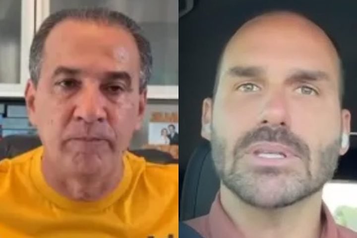 Silas Malafaia e Eduardo Bolsonaro (Reprodução / YouTube)