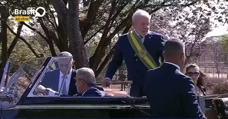 O presidente Luiz Inácio Lula da Silva participa do desfile de 7 de setembro – Foto: Reprodução