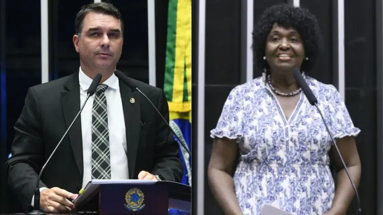 Flávio Bolsonaro e Benedita