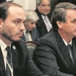 Carlos e Jair Bolsonaro