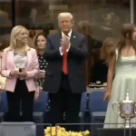 Trump aplaude a si mesmo no US Open