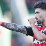 Arrascaeta comemorando gol. Foto: Gilvan de Souza/Flamengo