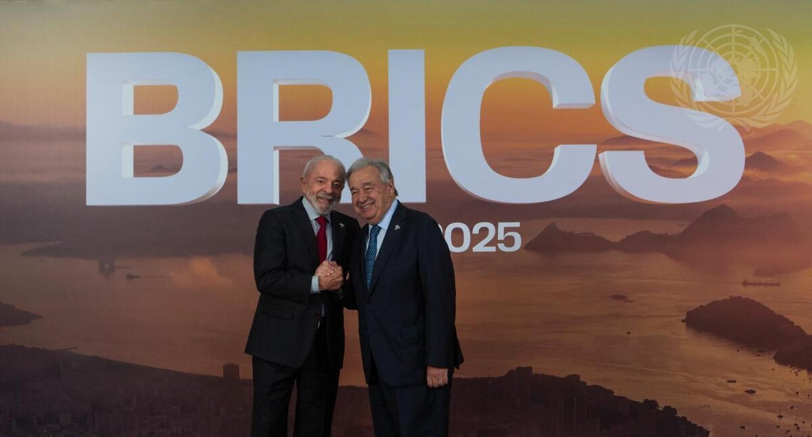 O secretário-geral António Guterres (à direita) se reúne com presidente do Brasil, Luiz Inácio Lula da Silva - Foto: © ONU/Ana Carolina Fernandes.