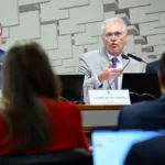 O presidente da CAE, senador Renan Calheiros (MDB-AL) – Andressa Anholete/Agência Senado