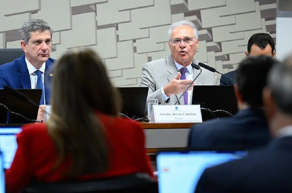 O presidente da CAE, senador Renan Calheiros (MDB-AL) – Andressa Anholete/Agência Senado