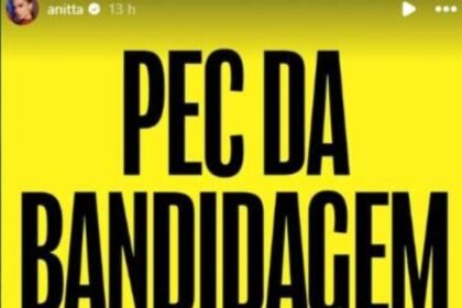 A cantora Anitta se posicionou contra a PEC da Bandidagem com vídeo que está tendo repercussão gigantesca nas redes sociais.