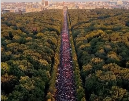 Mais de 100 mil protestam em Berlim por Gaza
