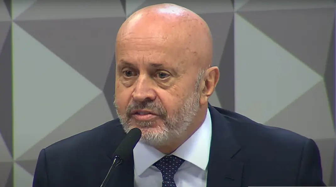 Careca do INSS durante a CPMI no Senado. Foto: reprodução