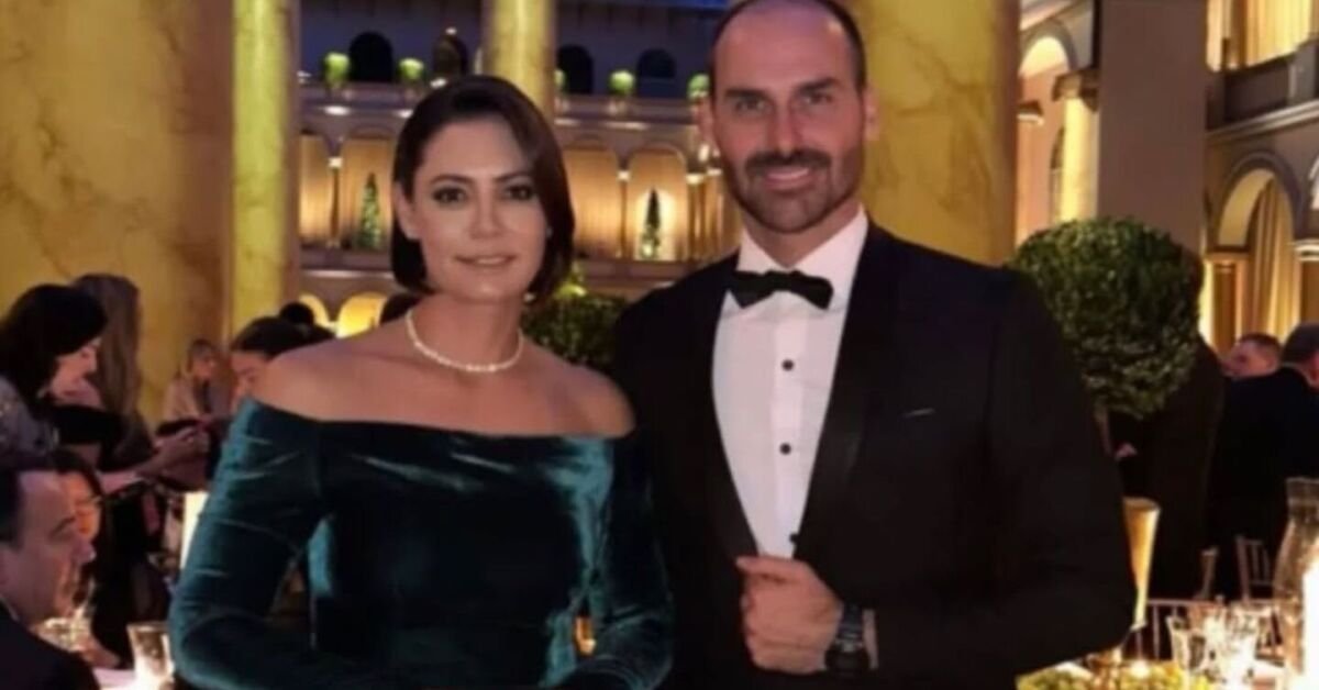 Michelle e Eduardo Bolsonaro