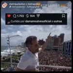 Damares curte postagem de protesto com a PEC da Blindagem