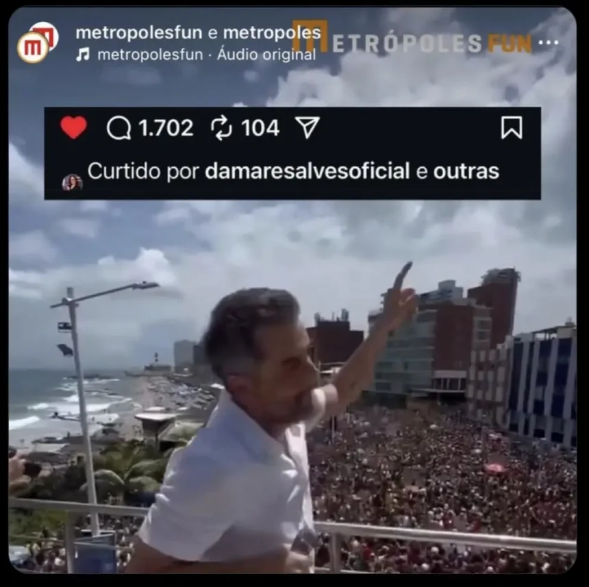 Damares curte postagem de protesto com a PEC da Blindagem