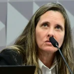 Eliane Viegas Mota, diretora de Auditoria de Previdência da Controladoria-Geral da União (CGU), na CPMI do INSS. Foto: Geraldo Magela/Agência Senado
