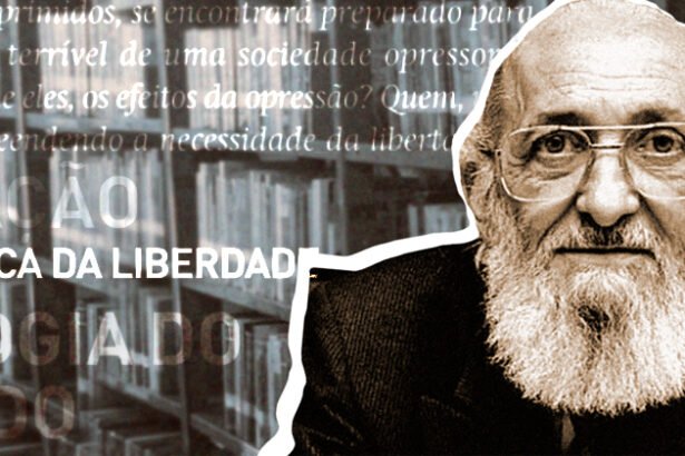Paulo Freire é um dos mais importantes pedagogos do Brasil e do mundo - Arte sobre foto CNTE e Wikipédia