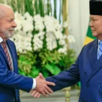 Os presidentes do Brasil, Lula, e da Indonésia, Prabowo Subianto. Foto: Ricardo Stuckert/PR