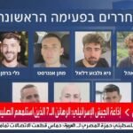 Os sete reféns libertados anteriormente pelo Hamas no norte de Gaza foram entregues pela Cruz Vermelha Internacional e agora estão nas mãos das Forças de Defesa de Israel.