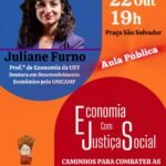 Aula pública sobre Economia e Justiça Social será realizada na Praça São Salvador
