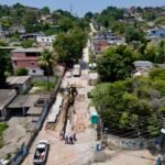 Governo do Estado leva obras de drenagem e pavimentação aos bairros São José e Santa Tereza em Belford Roxo