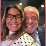 Presidente Luiz Inácio Lula da Silva e a primeira-dama Janja da Silva durante show da cantora Maria Bethânia - Reprodução/Instagram