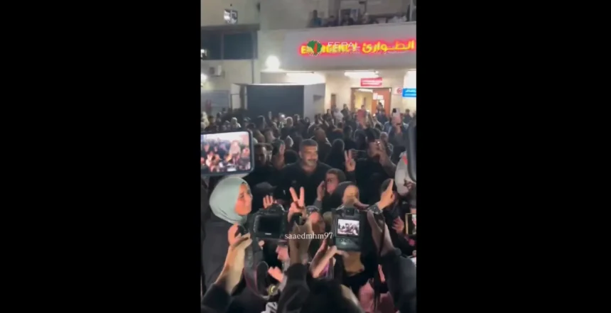 Palestinos comemorando o cessar-fogo da guerra. Foto: Divulgação