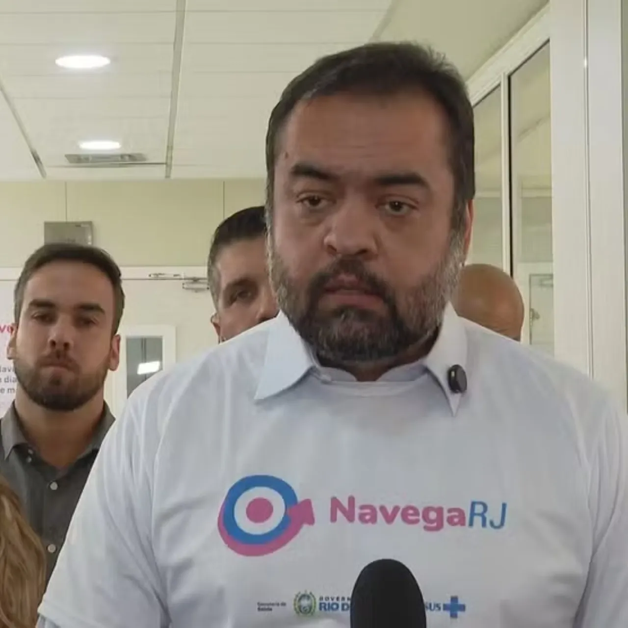 Governador Cláudio Castro no lançamento do programa Navega RJ | Crédito: Reprodução TV Globo