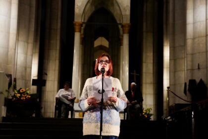 Primeira mulher a ocupar a presidência do Superior Tribunal Militar, Elizabeth Rocha pediu perdão pelos erros e omissões judiciais durante o período da ditadura: 'perdão a todos os que tombaram e sofreram lutando pela liberdade'. Foto: Cadu Gomes / VPR