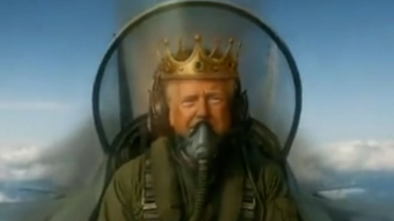 Trump enfrenta protestos massivos nos EUA e reage com vídeo gerado por IA; entenda o contexto e impacto político.