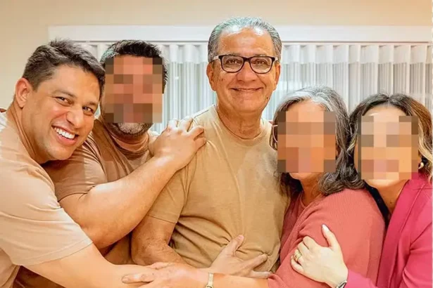 Anderson Silveira na família de Silas Malafaia. Foto: reprodução