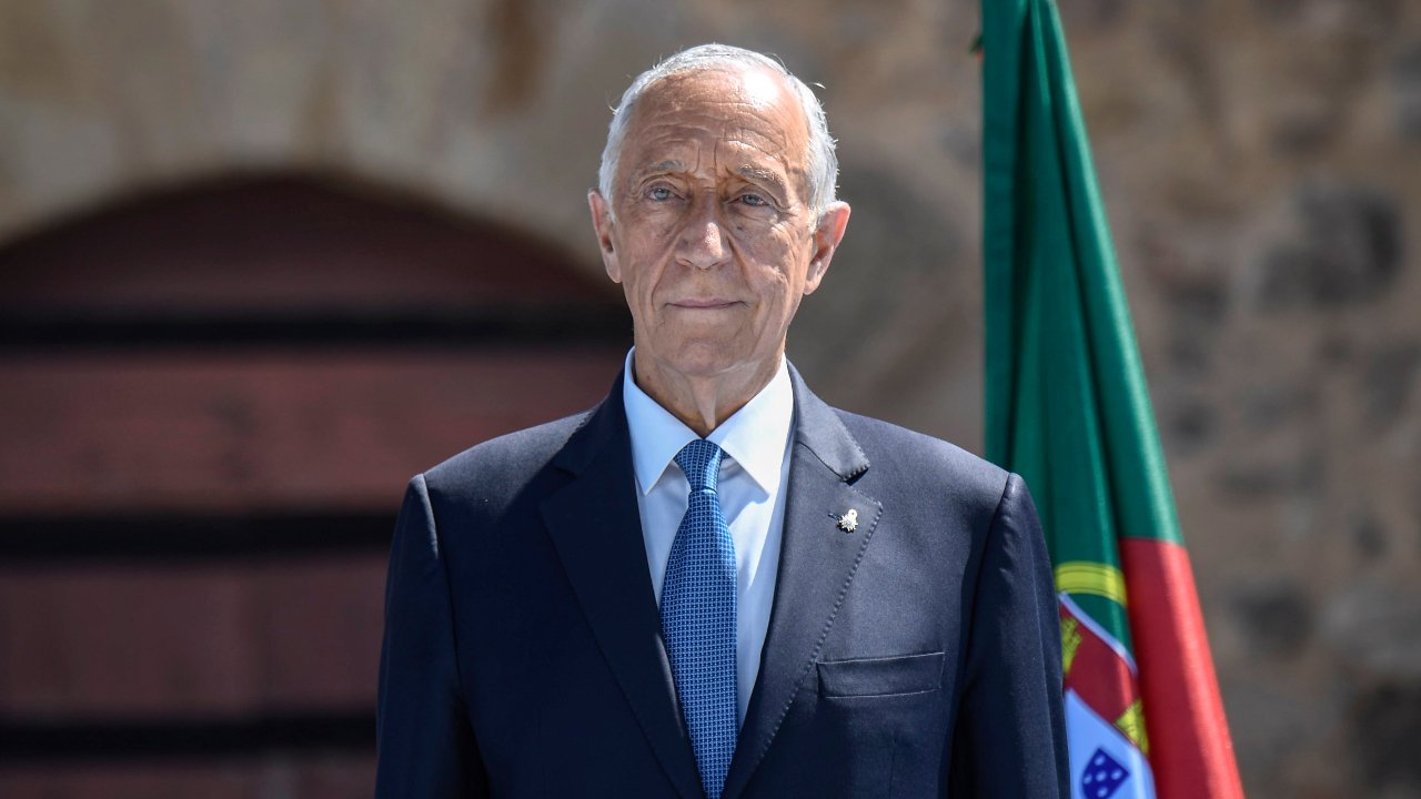 O presidente português Marcelo Rebelo de Sousa
