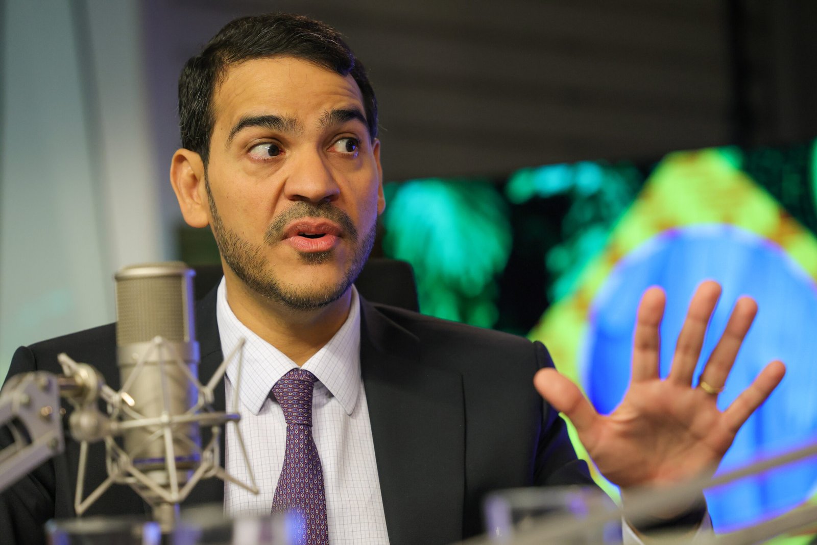 O Advogado Geral da União, Jorge Messias, participa do programa Bom Dia, Ministro Foto: Fabio Rodrigues-Pozzebom/ Agência Brasil