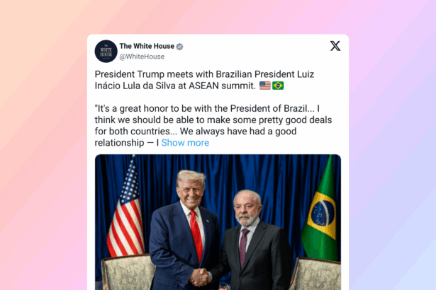 Encontro de Lula e Trump na Malásia reforça clima cordial e abre negociações sobre tarifas e sanções entre Brasil e EUA.