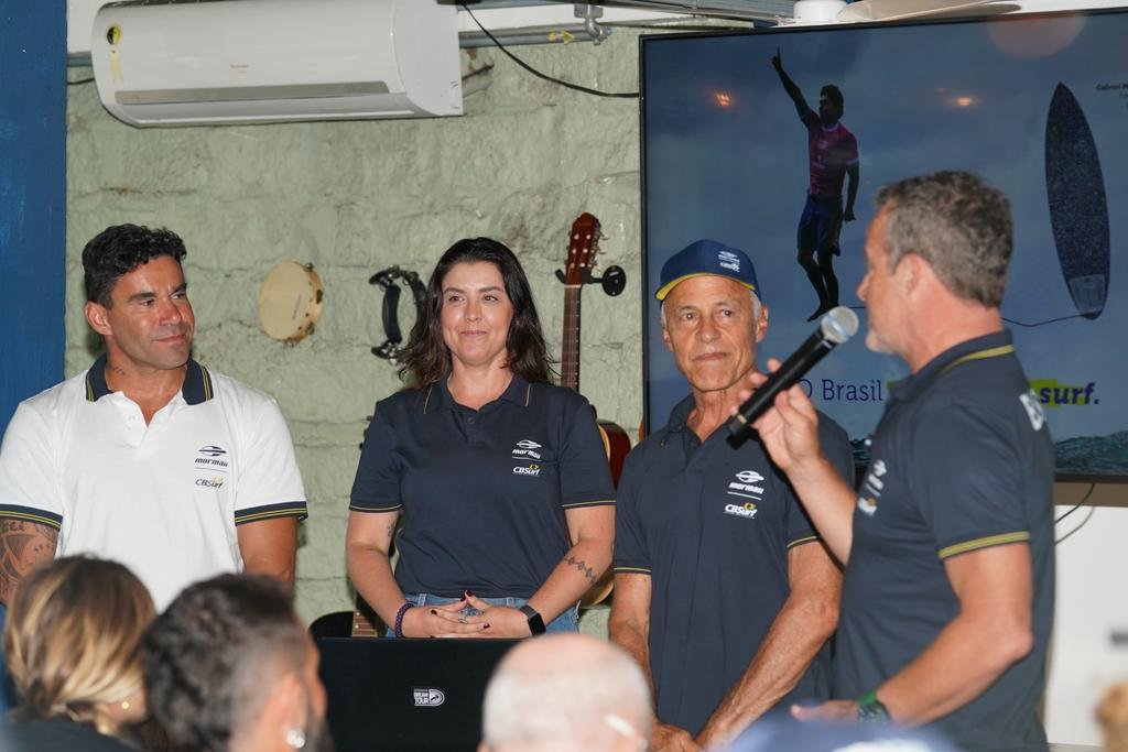 Confederação Brasileira de Surf apresenta novidades para 2026 | Diário Carioca Paulo, Luana, Bocão, Teco
(Pablo Ibarra/Foco Radical)