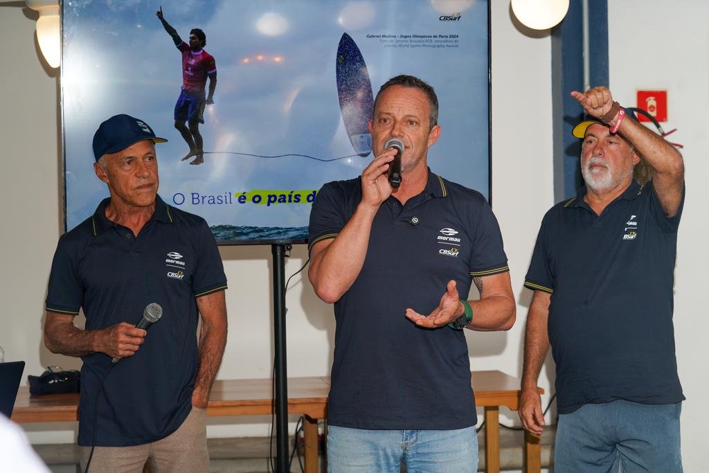 Confederação Brasileira de Surf apresenta novidades para 2026 | Diário Carioca Bocão, Teco, Geraldo
(Pablo Ibarra/Foco Radical)