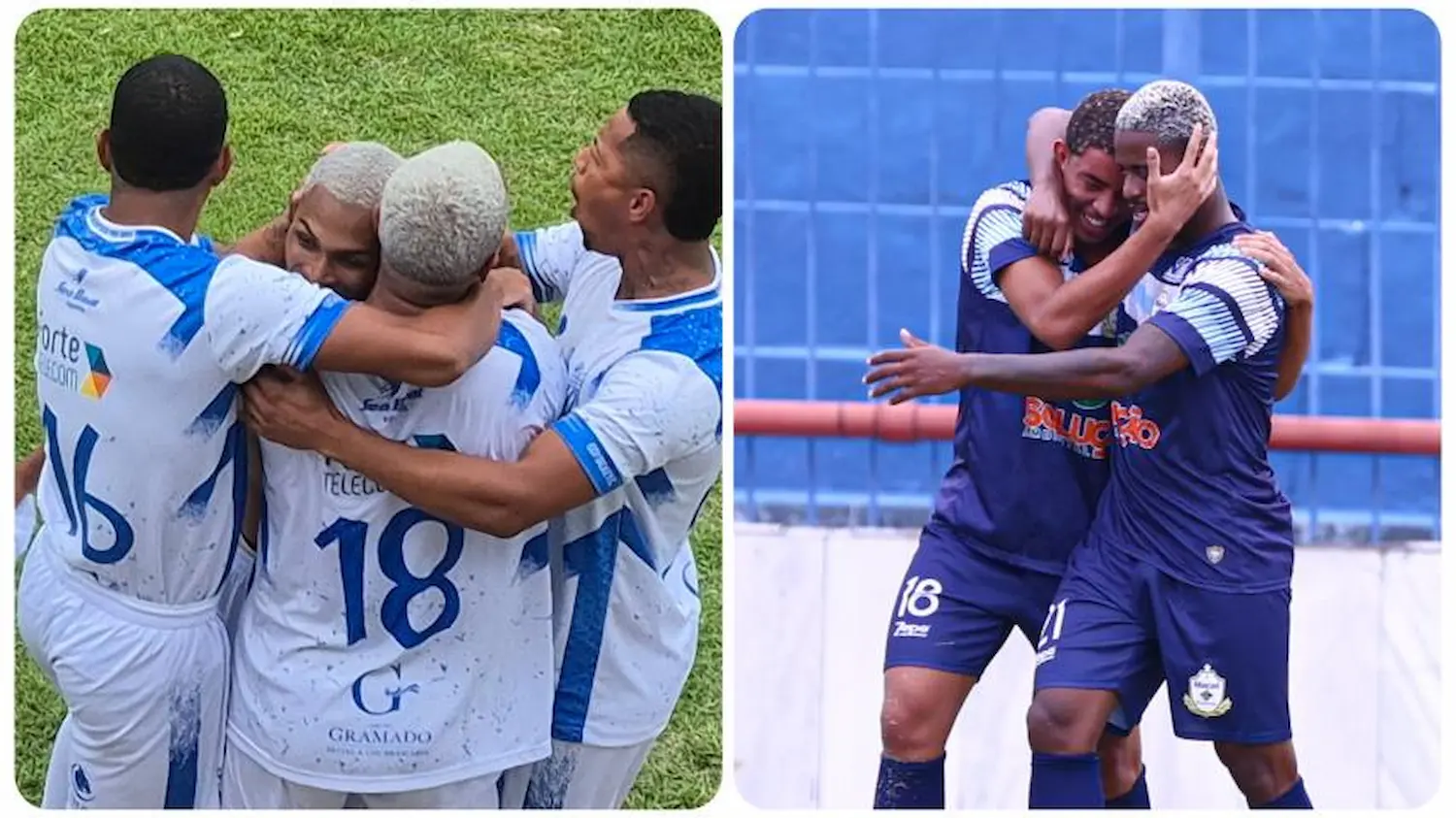 Goytacaz e Macaé conseguiram a classificação para a final da B1 (Crédito: Agência FERJ e Dayana Coqueiro)