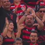 Governador acompanhou na torcida do Flamengo | Reprodução