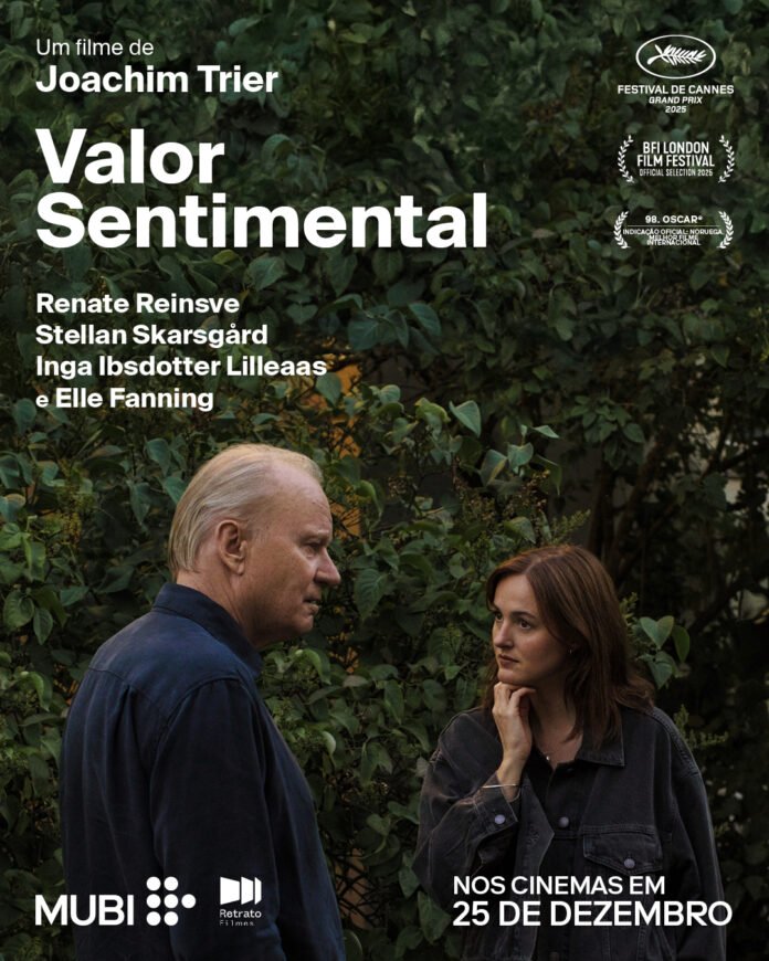 Retrato Filmes e MUBI revelam pôster oficial de 'Valor Sentimental'
