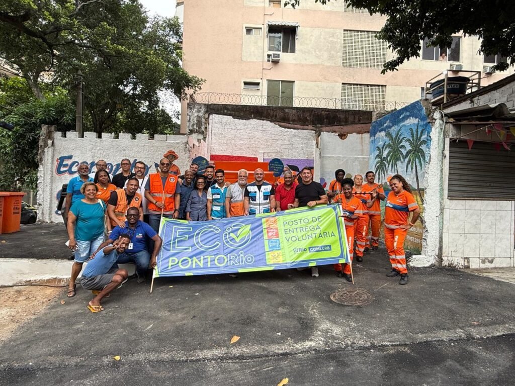 Comlurb inaugura dois ecopontos na comunidade do Salgueiro