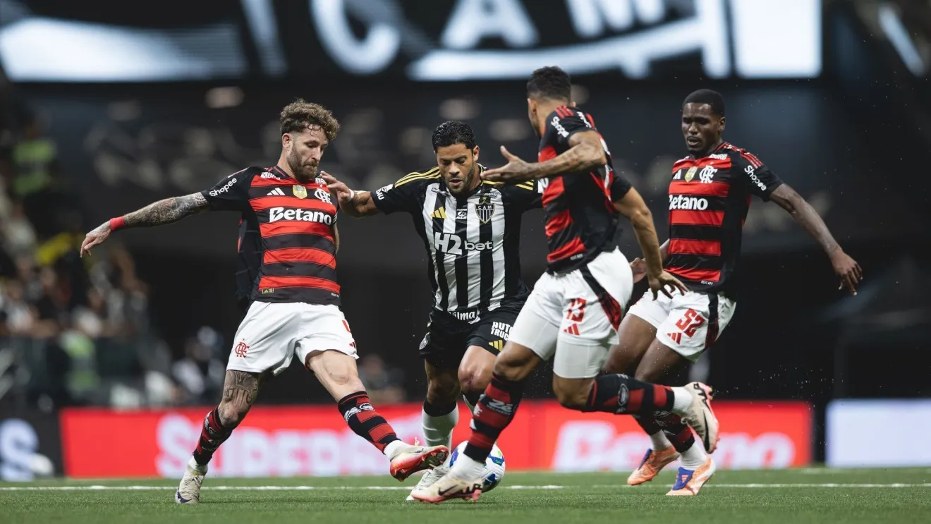 Confronto entre Atlético-MG e Flamengo pelo Brasileirão • Pedro Souza/Atlético