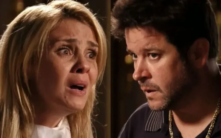 Adriana Esteves e Murilo Benício, como Carminha e Tufão em Avenida Brasil | Reprodução / TV Globo