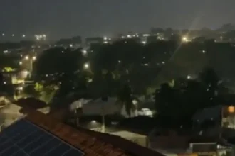 Criminosos teriam avançado por área de mata I Crédito: Reprodução